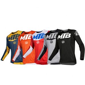 Maillot de Ciclismo de Manga Larga para Hombre FOXFTA, para <span class=keywords><strong>MTB</strong></span>, BMX, ATV, Descenso, Motociclismo Todoterreno, Transpirable, de Secado Rápido, en Poliéster - Product Image 1
