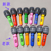 Microphone gonflable jouet personnalisé fête faveurs pour enfants gonflable piscine jouet gonflable sauter microphones semblant jouer jouets