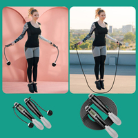 Compteur de calories électronique pour le fitness, corde à sauter intelligente réglable numérique