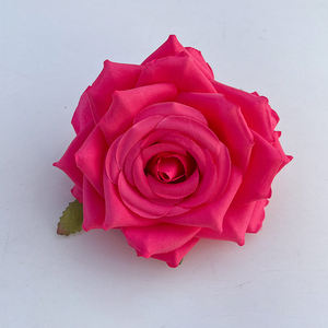 10cm finti capolini di rosa in seta artificiale testa di Rose per l'artigianato di matrimonio decorazione per la casa per feste matrimonio scarpe da <span class=keywords><strong>auto</strong></span> cappelli decorazione - Product Image 1