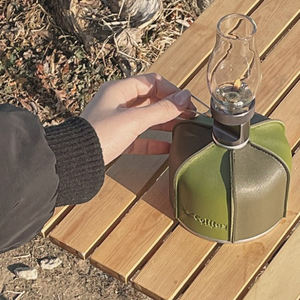 220g/230gガスシリンダーカバーバッグ感情的なキャンプ用アクセサリーIsogasウォーマーブタンガス保護ケースPUレザーガスタンクカバー - Product Image 4