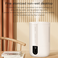 Humidificateur d'air intelligent à ultrasons en plastique 4L à brume froide, idéal pour la maison et l'hôtellerie - Vente en gros