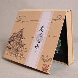 Boîte-cadeau pliable en papier Kraft, petite boîte à <span class=keywords><strong>savon</strong></span> en Carton Kraft, Mini boîte à bijoux en Carton - Product Image 6