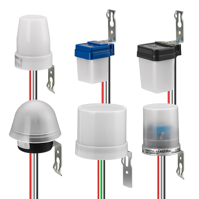 AutomaticPhotocell Lighting Control Switch Daylight Optical Sensor Switch Photoelectric Control 220V Weatherproof Outdoor