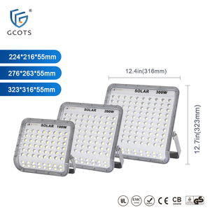 100W 200W 300W Super Bright Solar <b>Flood</b> <b>Light</b> 3000lm & Large 30AH Battery IP67 for Outdoor Stadium and Farm Lighting - Product Image 4