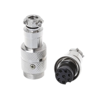 GX16 M16 Aviation Socket Plug Wire Panel Docking Connectors 2/3/4/5/6/7/8/9/10 Pin Male & Female DC Output