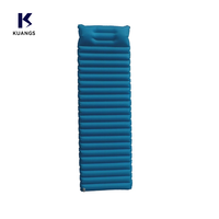 Matelas de couchage gonflable auto-gonflant 2026 pour l'extérieur, épaisseur 10 cm, avec pompe intégrée, pour tente de camping