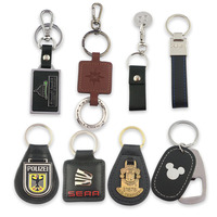 Porte-clés en cuir personnalisé, pour voiture, Logo à Sublimation, expédition gratuite