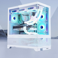 Boîtiers d'ordinateur ATX Lovingcool, nouveau style, interface Type C, verre trempé, boîtier PC Full Tower, boîtier PC de jeu