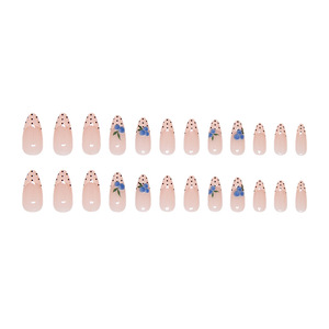 Nouvelle conception – Faux ongles 3D <span class=keywords><strong>Myrtille</strong></span> French Press en ABS, 24 pièces, couverture complète, pour usage sur les doigts - Product Image 5