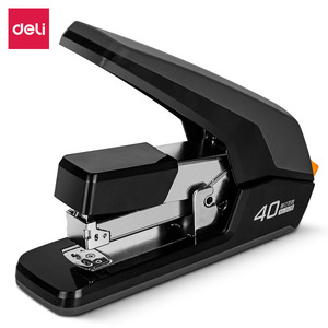 Engrapadora Manual Deli 0478, Ahorra Esfuerzo, Opciones de Dos Colores, Portátil, para 40 Hojas, Perforadora de Papel Grueso - Product Image 6