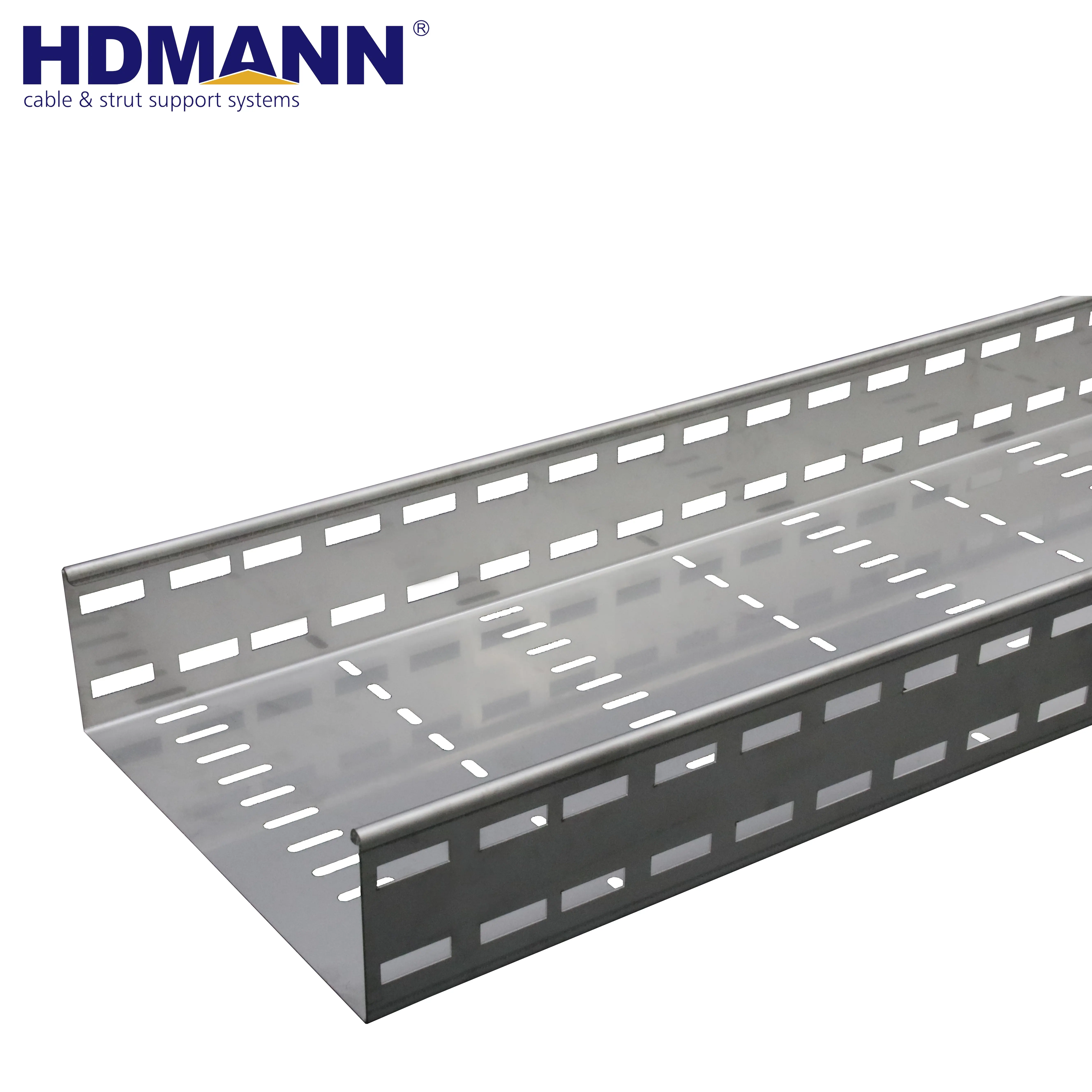 Galvanized steel cable tray and Perforated cable tray supporting system