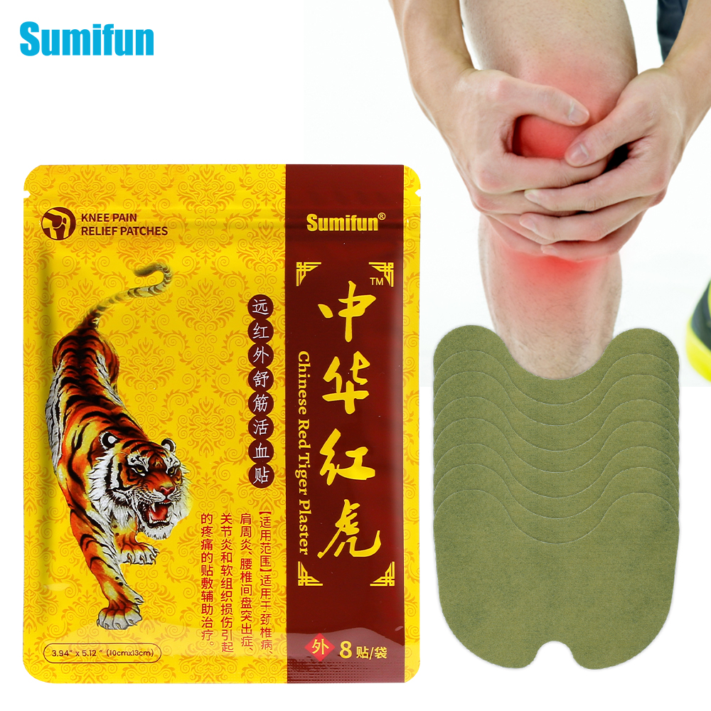 Sản phẩm bán chạy nhất 2023 sumifun Chất lượng cao 8 các bản vá lỗi đau đầu gối cứu trợ vá hiệu quả cứu trợ đau