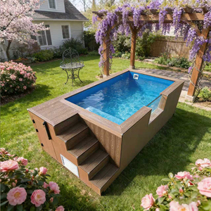 Grande piscine, piscines à débordement, piscine, piscine pour enfants, piscine de 9 pieds, piscine de stockage, piscine portable - Product Image 4