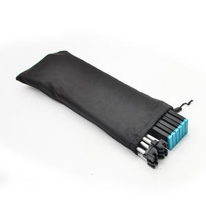 Mesa Cuadrada Plegable de Aluminio Mejorada, Portátil para Exteriores, Camping, Picnic, Playa, 41x34x29cm, Rectangular con Bolsa - Product Image 1