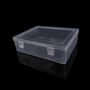5530 <b>Empty</b> Transparent Plastic <b>Box</b> Rectangle 144g Covered Office Organizer for Electronics Tools Toys Stationery Storage - Product Image 3