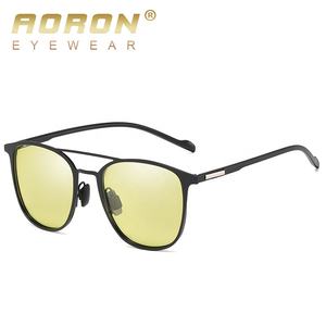 Aoronカスタムシェイプオリジナルブランドフォトクロミックデイ & ナイトビジョンクリア偏光アイサングラススクエア眼鏡A593 - Product Image 4