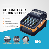 Machine de soudage par fibre optique Signal Fire AI-9, six moteurs, ligne principale automatique, équipement de fusion de câbles à fibre optique, épissureuse de fusion