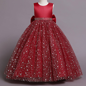 Abito di Lusso per Bambine con Stampa e Paillettes, Vestito Estivo per Feste, Adatto per Bambine dai 3 ai <span class=keywords><strong>12</strong></span> <span class=keywords><strong>Anni</strong></span> - Product Image 4