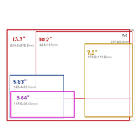 Pantalla Digital de 4 Pulgadas para Uso en Interiores, Actualización Rápida, Resolución 480x800, Bajo Consumo, SPI Epaper, IP65, Basado en la Nube
