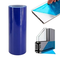 Cinta de Protección para Ventanas de Aluminio YIHONG, Personalizada, Sin Residuos de Pegamento, Adhesión de Película Plástica, para Perfiles de Aluminio, Ventanas y Puertas