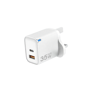 <span class=keywords><strong>Chargeur</strong></span> A+C PD QC3.0 Type-C 35 Watts OTP & OVP <span class=keywords><strong>Chargeur</strong></span> de téléphone KINGSTAR 35W <span class=keywords><strong>Chargeur</strong></span> <span class=keywords><strong>rapide</strong></span> double port - Product Image 1