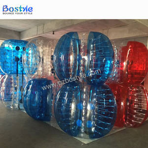 Bola de parachoques humana inflable de PVC de TPU, Bola de burbujas para el hogar, uso escolar residencial, instalación de entretenimiento acuático para recreación al aire libre - Product Image 3