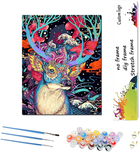 40x50CM <span class=keywords><strong>Peinture</strong></span> <span class=keywords><strong>par</strong></span> numéros Décoration intérieure <span class=keywords><strong>Peinture</strong></span> à l'huile peinte à la main Cadeau de Noël <span class=keywords><strong>cerf</strong></span> <span class=keywords><strong>peinture</strong></span> à l'huile <span class=keywords><strong>par</strong></span> numéros - Product Image 1