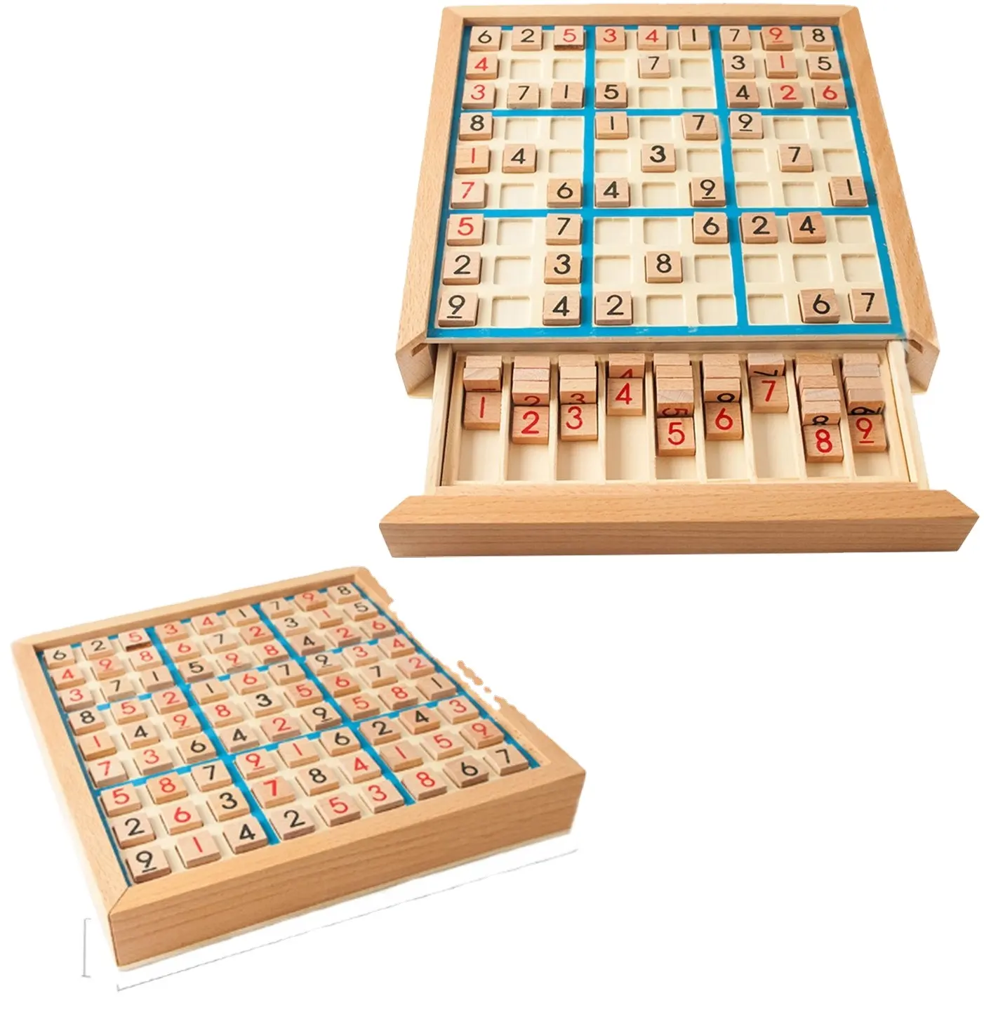 Houten Sudoku Spel/Houten Speelgoed Houten Play Pretend Speelgoed Houten Sudoku Schaken Voor Kinderen