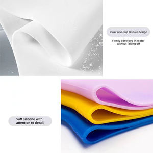 Bonnet de bain en silicone personnalisé avec impression, bonnets de bain imperméables avec clip pour les oreilles et le <span class=keywords><strong>nez</strong></span> - Product Image 6