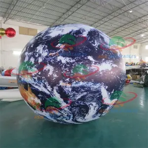 As imagens satélite infláveis do projeto novo aterram a bola balão inflável do globo para a venda