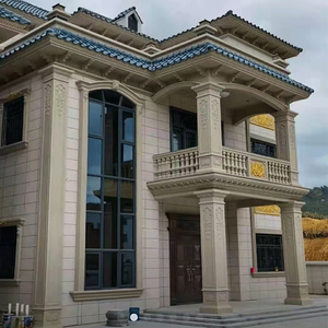 Tempat Lilin Kolom Romawi Desain Eropa dari PVC dengan Busa Poliuretan dan Kaca untuk Dekorasi Villa - Product Image 5