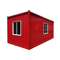 Maisons conteneurs en bois grainé blanc et vert, modèle de luxe à prix réduit, entièrement équipées, maison mobile, bar, sous-sol, magasin de proximité