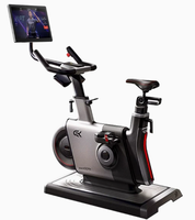 Vélo d'appartement intelligent et silencieux avec écran LCD couleur 36 couleurs, résistance magnétique, volant d'inertie de 11 kg et capacité de 150 kg pour usage domestique