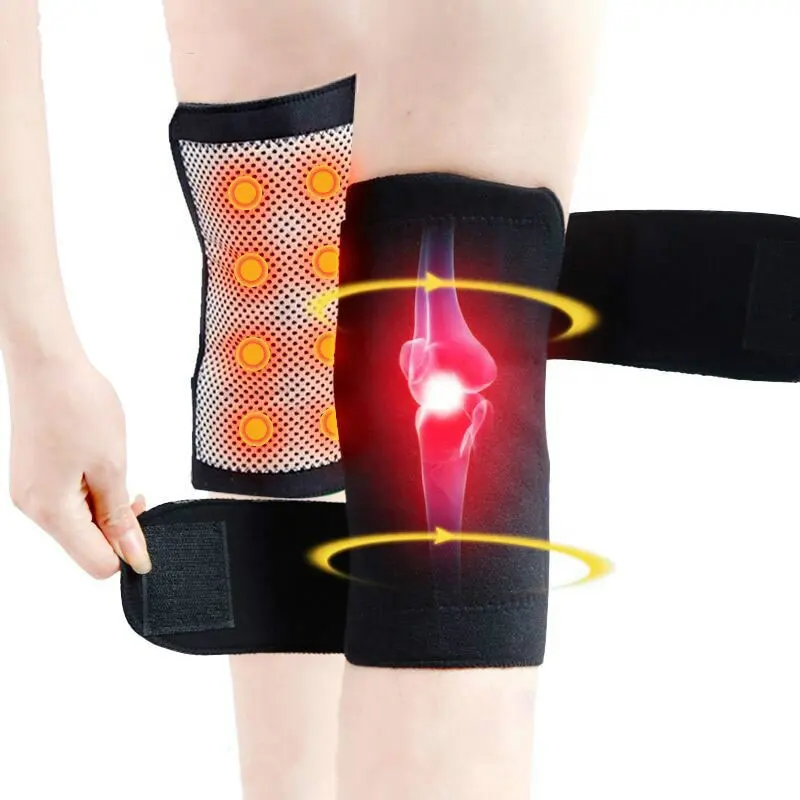 Toermalijn Gezondheidszorg Zelfverwarmende Kniebeschermers Ver Infrarood Knie Ondersteuning Neopreen Magnetische Knie Brace Voor Artritis Pijnverlichting