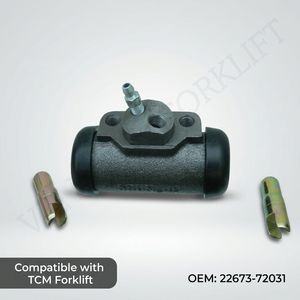 22673-72031 RH/LH Radbremszylinder-Baugruppe Passend für TCM/HC/JAC/TEU/Heli/EP/Maximal/Baoli Gabelstapler 2-2,5 Tonnen RH Neu 6-Monatige Garantie - Product Image 1