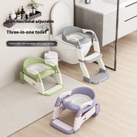 Nouvelle chaise de toilette pliable 2026 pour bébé avec siège d'apprentissage et échelle d'entraînement pour nouveau-né