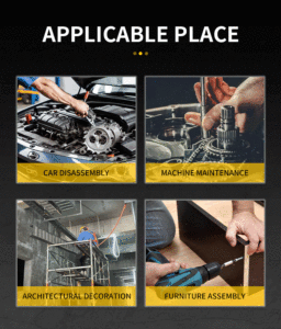 Gypex chống cháy nổ an toàn điện cờ lê bền kim loại công cụ với 1 năm bảo hành độn trường hợp khó khăn bao bì - Product Image 4