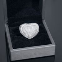 Bijoux fins de luxe personnalisé 925 argent Sterling Moissanite Baguette anneaux Hip Hop papillon conception pour mariage fiançailles diamant