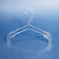 Cintre en plastique PP personnalisé avec logo, design classique, écologique, multifonctionnel, moulé par injection, pour soutien-gorge, sous-vêtements et bikinis