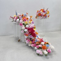 Vente directe usine – Fleurs artificielles réalistes pour décoration de mariage, centre de table personnalisé, fête prénatale, Saint-Valentin, demande en mariage
