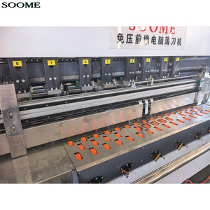Macchina Automatica per Taglio e Scanalatura <span class=keywords><strong>di</strong></span> Cartone <span class=keywords><strong>Serie</strong></span> SMBD 2750/3250mm con Lama Sottile CNC e Alimentatore <span class=keywords><strong>a</strong></span> Bordo Guida - Product Image 6