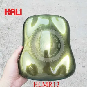 Gold chrome pigment hypershift pearl pigment chromaflair mica pigment super chameleon powder item:HLMR13