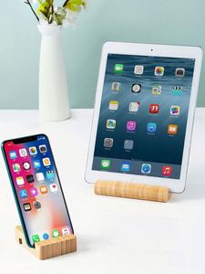 Soporte de Escritorio Ecológico y Creativo de Bambú para Teléfono Móvil y Phablet, Ideal para Oficina, Cocina y Carritos - Product Image 5