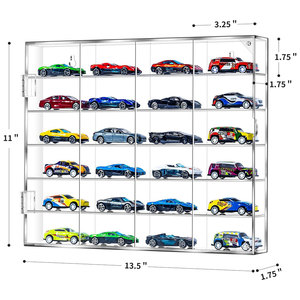 Transparent <strong>Wall</strong> Mounted Dustproof Model Car <strong>Display</strong> Rack Case Clear Acrylic Protectors for Toy Car Storage and <strong>Display</strong> - Product Image 5