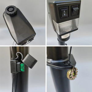 رافعة كهربائية بإطار A-Frame بجهد 12 فولت 350 رطل مع أرجل دعم لوقوف السيارات للخدمة الشاقة لقافلة العربة المقطورة - Product Image 2