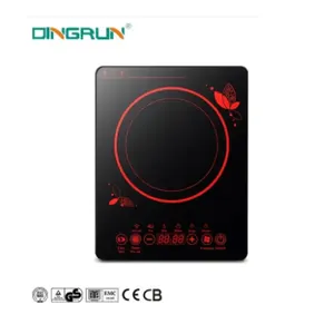 Portable 2100w Electric Hot Plate 50hz Induction Cooktop Heating Coil Aluminum Alloy Induction Cooker