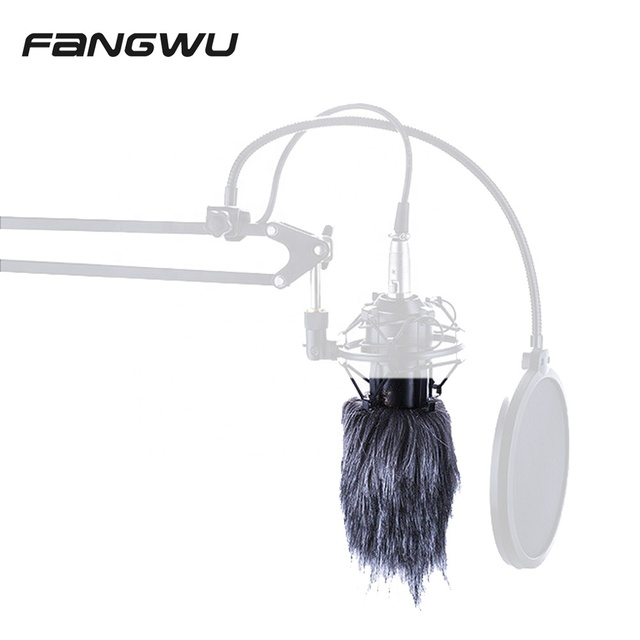 OEM Artificial Fur Fuzzy Cover Windshield Condenser Microphone Windscreen Wind Muff