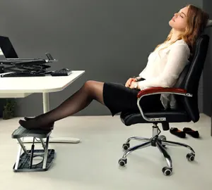 Ergonomic Office Foot Relaxing Apparatus Adjustable Footrest Stool