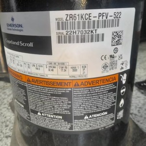 คอมเพรสเซอร์ทำความเย็น HYZL รุ่น ZR48K3E-PFV-522 208-230V 60Hz สำหรับเครื่องปรับอากาศและห้องเย็น - Product Image 2